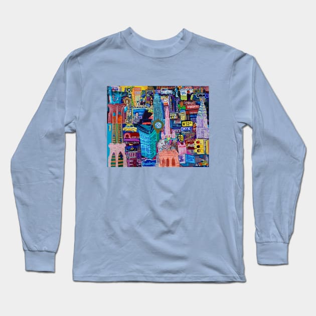 Gershwin's New York Long Sleeve T-Shirt by SPINADELIC